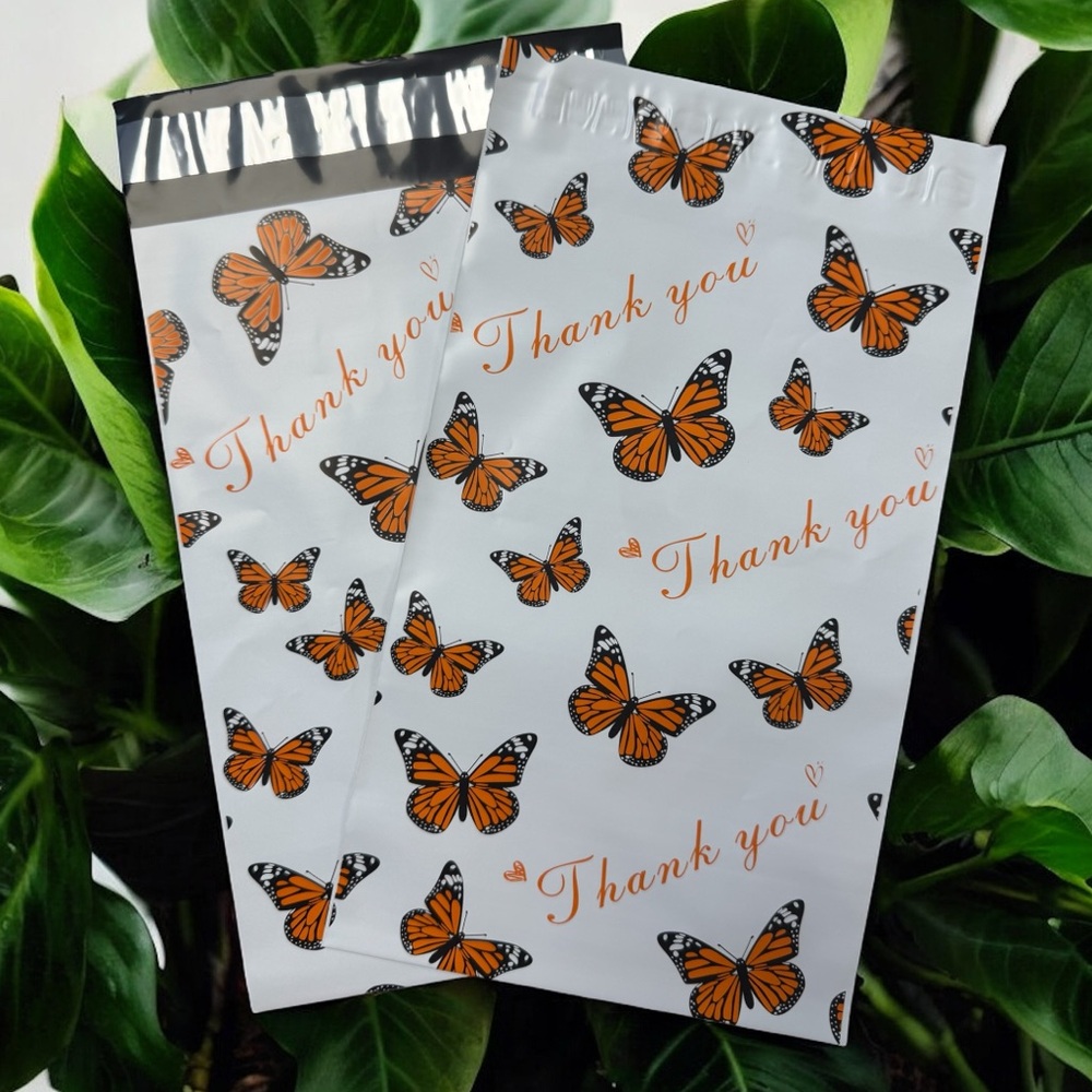 (10) 6x9 Thank you Poly Mailers